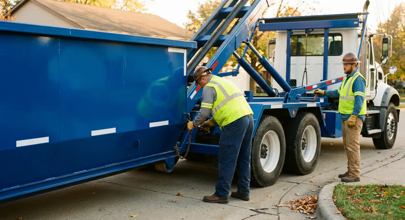 Dumpster delivery safety protocols in Millbrook, AL