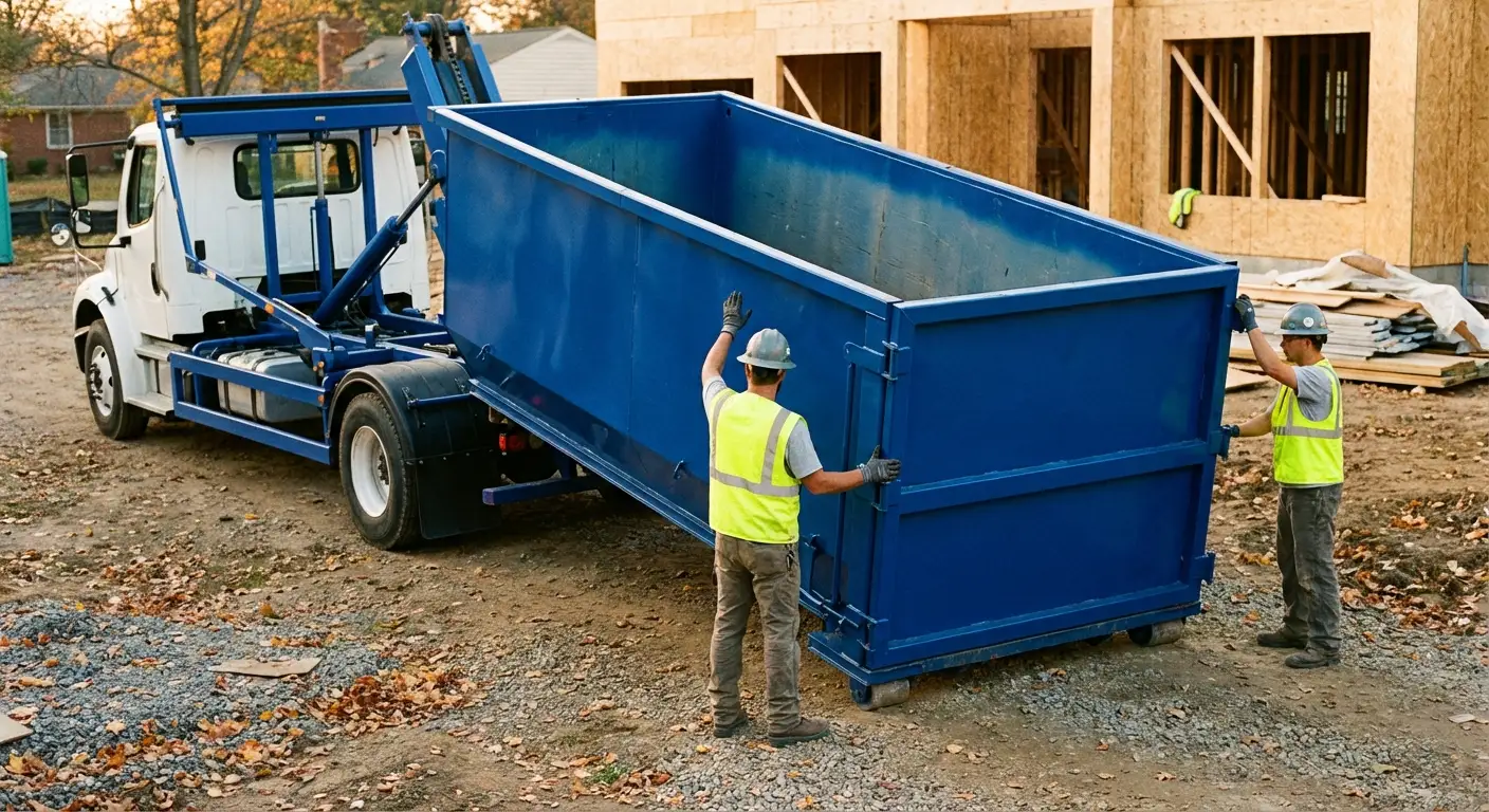 Construction dumpster delivery and waste management in Millbrook, AL
