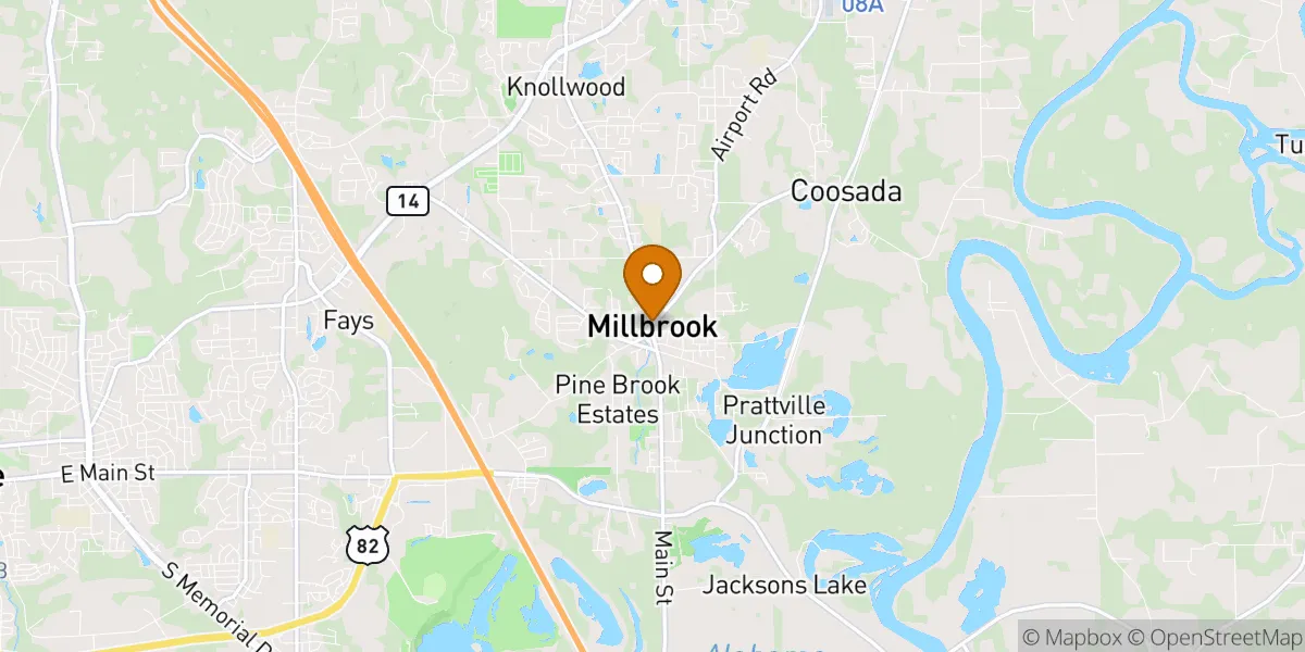  neighborhood map in Millbrook, AL